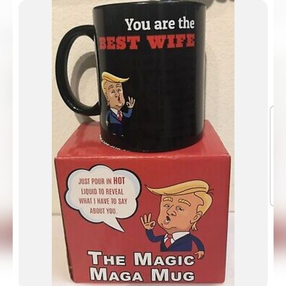 The Magic Maga Mug Donald Trump Best Wife 11oz. Coffee Mug Heat Sensitive New - Picture 1 of 7